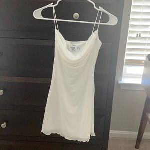 sugar mini dress in white